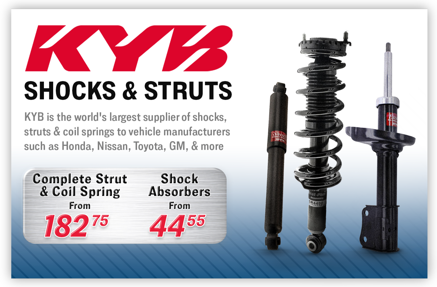 KYB Shocks & Struts