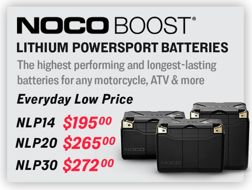 NOCO Boost Lithium Powersport Batteries