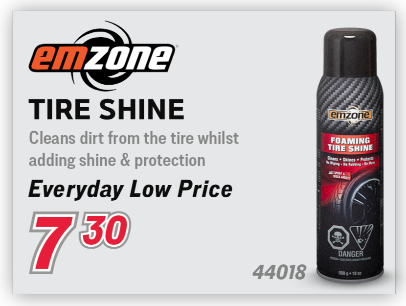 Emzone 44018 Tire Shine