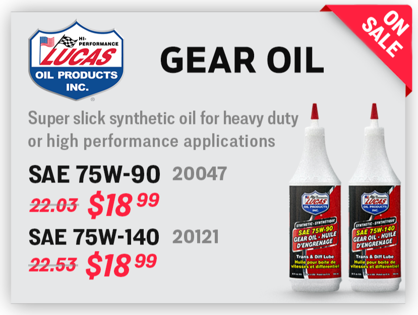 Lucas Gear Oil