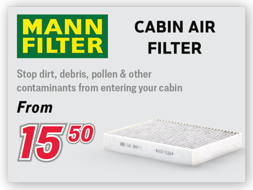 Mann Filter Cabin Air Filter