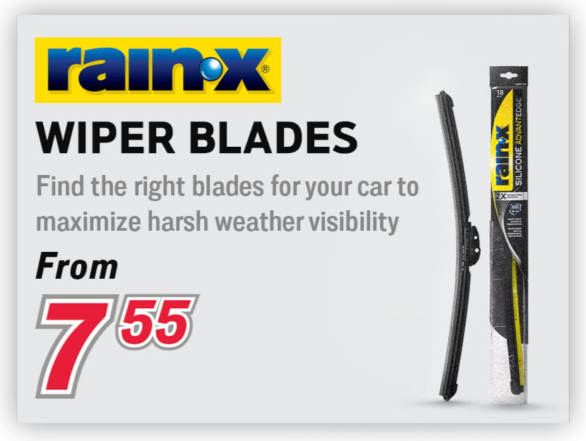 RainX wiper blades
