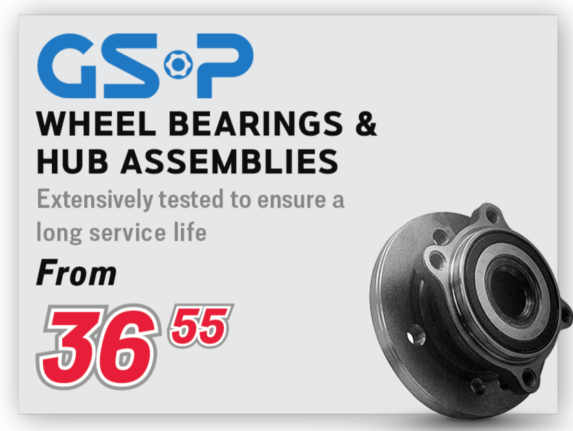 GSP Wheel Bearing & Hub Assembly