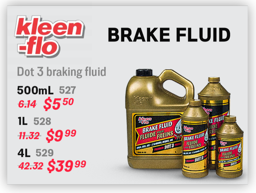 Kleen-flo Brake Fluid