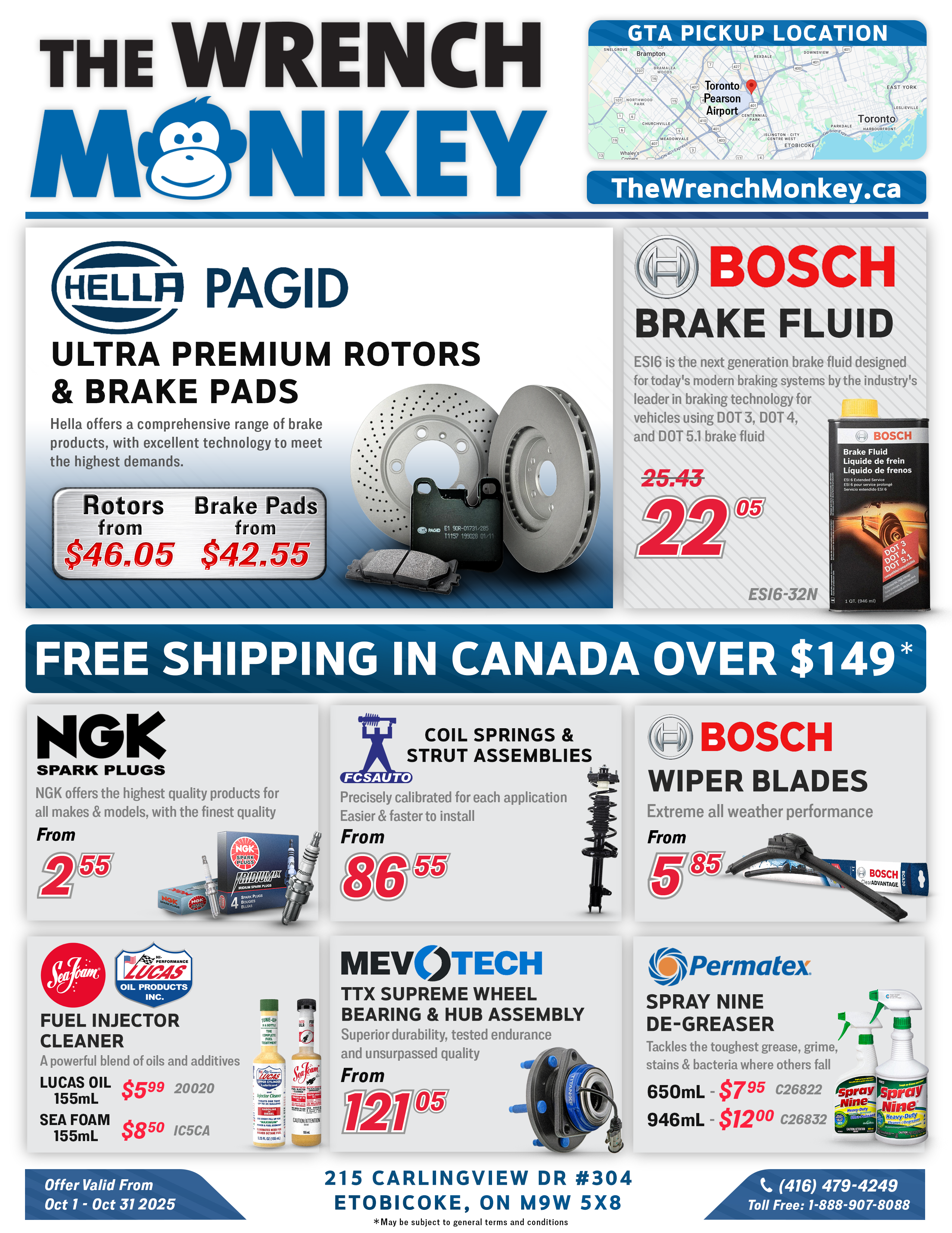 The Wrench Monkey Flyer October 2025