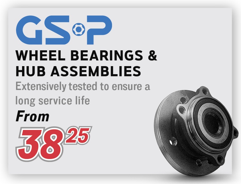 GSP Wheel Bearings & Hub Assemblies