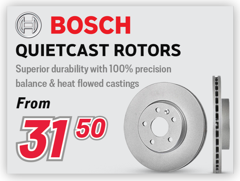 Bosch Quietcast Rotors