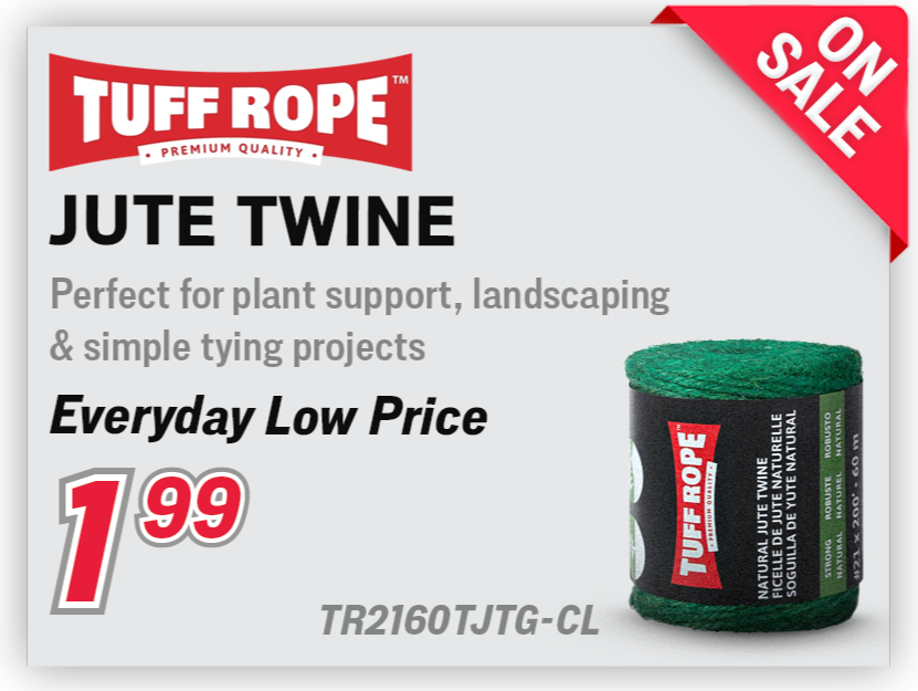 Tuff Rope Jute Twine TR2160TJTGCL