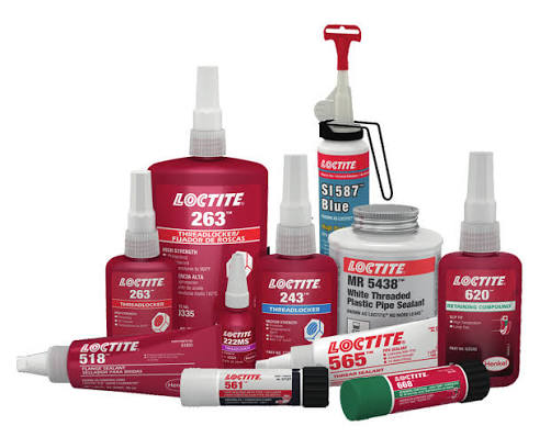 LOCTITE Adhesives, Sealants, and Repair Solutions LOCTITE adhesive products including super glue, threadlockers, epoxies, sealants, and repair solutions