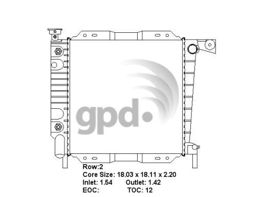 Global Parts Distributors 1164 Global Parts Distributors 1164 product image 1 of 1