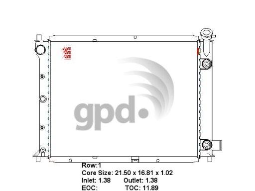 Global Parts Distributors 1273  product image 1 of 1