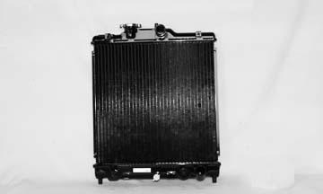 1994 Honda Civic del Sol Radiator Assembly TYC 1328 image 3 of 4