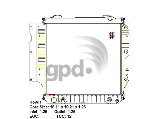 Global Parts Distributors 1682 Global Parts Distributors 1682 product image 1 of 1