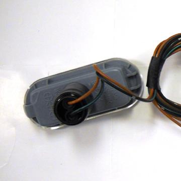 2004 Volkswagen Golf Side Repeater Lamp Assembly Left TYC 18023700 image 2 of 2