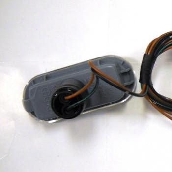 2004 Volkswagen Jetta Side Repeater Lamp Assembly Left TYC 18023700 image 2 of 2