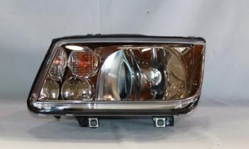 2001 Volkswagen Jetta Headlight Assembly Left TYC 20565400 image 2 of 2