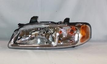 2000 Nissan Sentra Headlight Assembly Left TYC 20590800 image 2 of 2