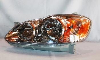 2005 Toyota Corolla Headlight Assembly Left TYC 20623680 image 2 of 4