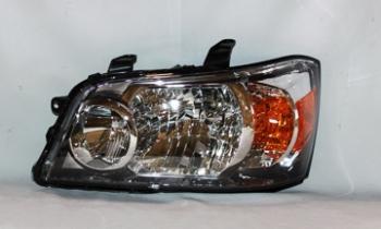 2004 Toyota Highlander Headlight Assembly Left TYC 20656800 image 2 of 2