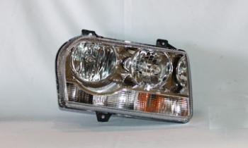2008 Chrysler 300 Headlight Assembly Right TYC 20663790 image 2 of 2