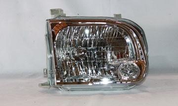 2005 Toyota Tundra Headlight Assembly Right TYC 20665700 image 1 of 2