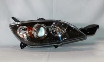 2008 Mazda 3 Headlight Assembly Right TYC 20669701 image 2 of 2