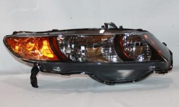 2008 Honda Civic Headlight Assembly Right TYC 20673581 image 2 of 2