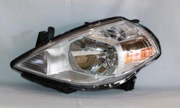 2011 Nissan Versa Headlight Assembly Left TYC 20683800 image 2 of 2