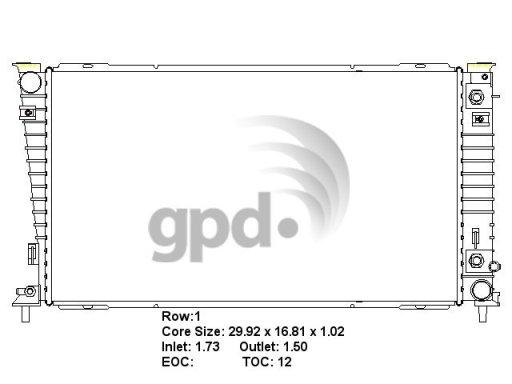 Global Parts Distributors 2258 Global Parts Distributors 2258 product image 1 of 1