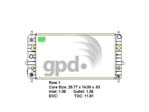 Global Parts Distributors 2608 Global Parts Distributors 2608 product image 1 of 1