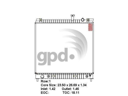 Global Parts Distributors 2691 Global Parts Distributors 2691 product image 1 of 1