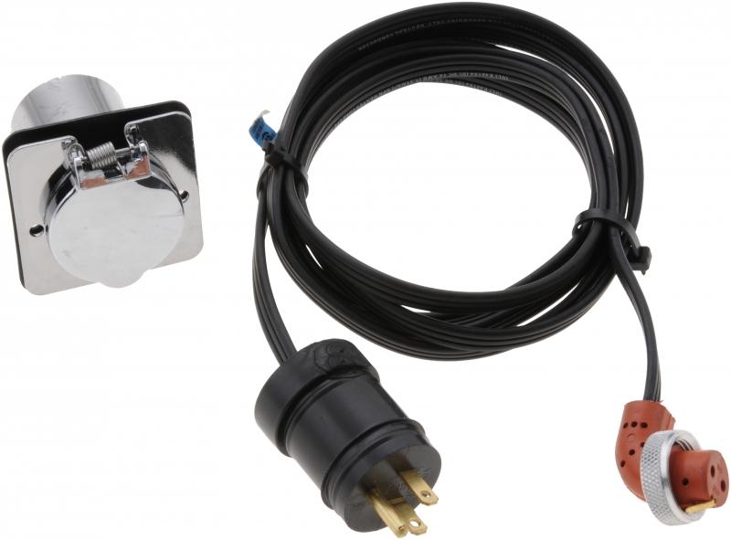 Buy TEMRO 3600014 Pwr cord, Wthrprf, 120V 15A, 12’ (3.6m) long, square