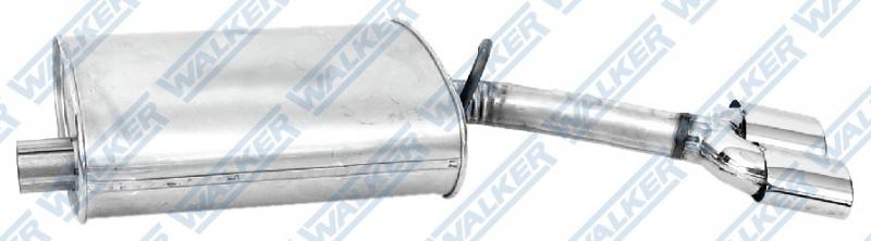 2001 Cadillac DeVille Exhaust Muffler Assembly Right Walker Exhaust 53400 image 1 of 1