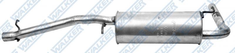 2002 Nissan Quest Exhaust Muffler Assembly Walker Exhaust 55214 image 1 of 1