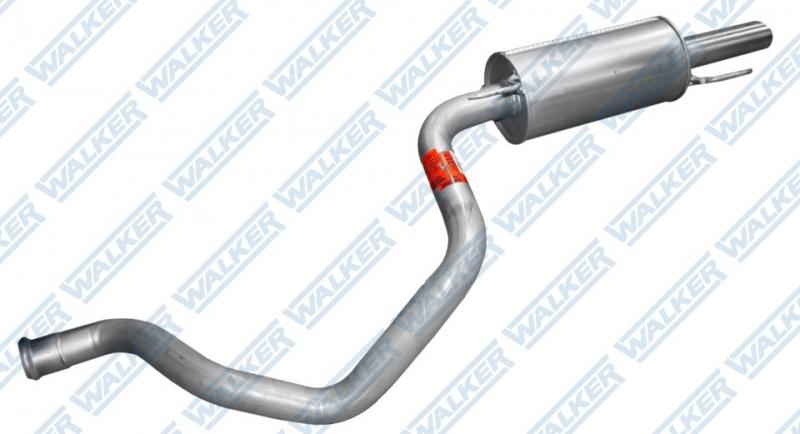 2004 Toyota Sequoia Exhaust Muffler Assembly Rear Walker Exhaust 55311 image 1 of 1