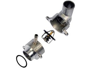 2007 Chevrolet Aveo Engine Coolant Thermostat Housing Assembly Dorman 902109 image 1 of 4