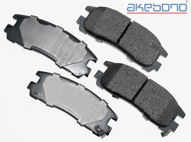 2000 Mitsubishi Galant Disc Brake Pad Rear Akebono ACT383 image 1 of 1