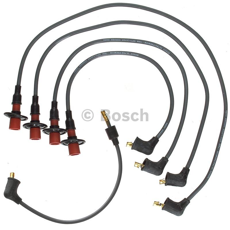 1971 Volkswagen Fastback Spark Plug Wire Set Bosch 09004 image 1 of 1