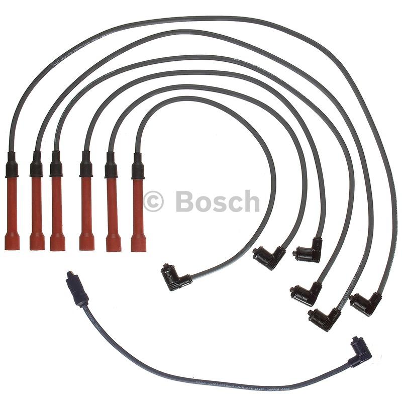 1973 BMW 3.0S Spark Plug Wire Set Bosch 09011 image 1 of 1