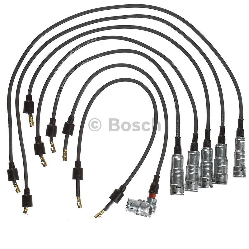 1971 Mercedes-Benz 280SL Spark Plug Wire Set Bosch 09023 image 1 of 1