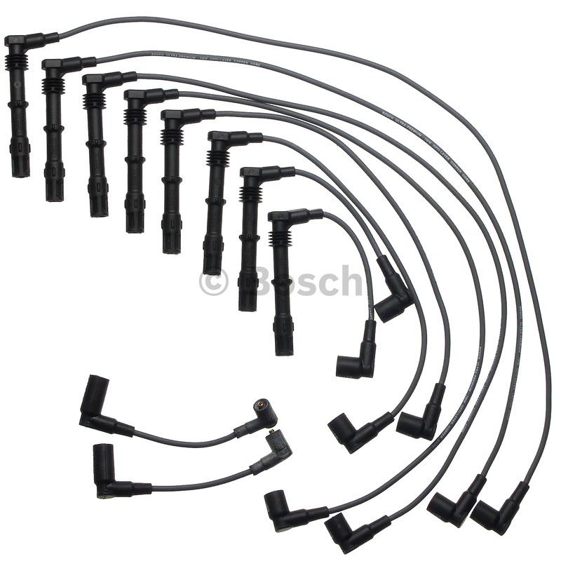 1991 Audi V8 Quattro Spark Plug Wire Set Bosch 09031 image 1 of 1