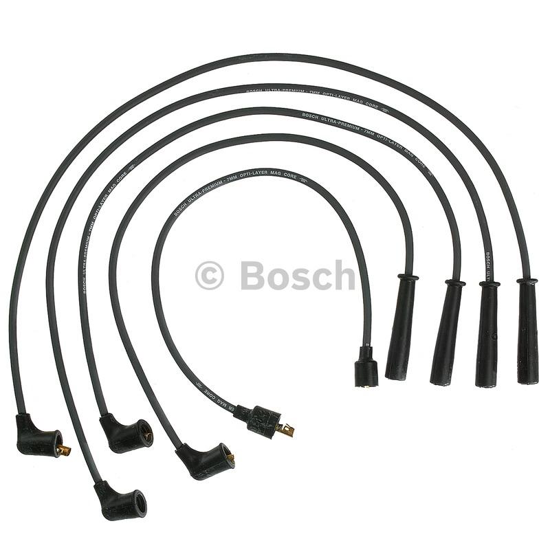 1981 Mazda GLC Spark Plug Wire Set Bosch 09072 image 1 of 1
