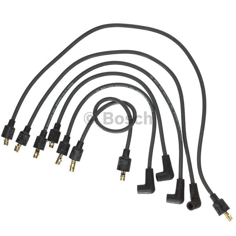 1977 Fiat X-1/9 Spark Plug Wire Set Bosch 09080 image 1 of 1