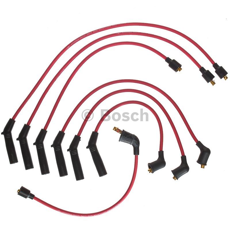 1988 Mitsubishi Galant Spark Plug Wire Set Bosch 09082 image 1 of 1