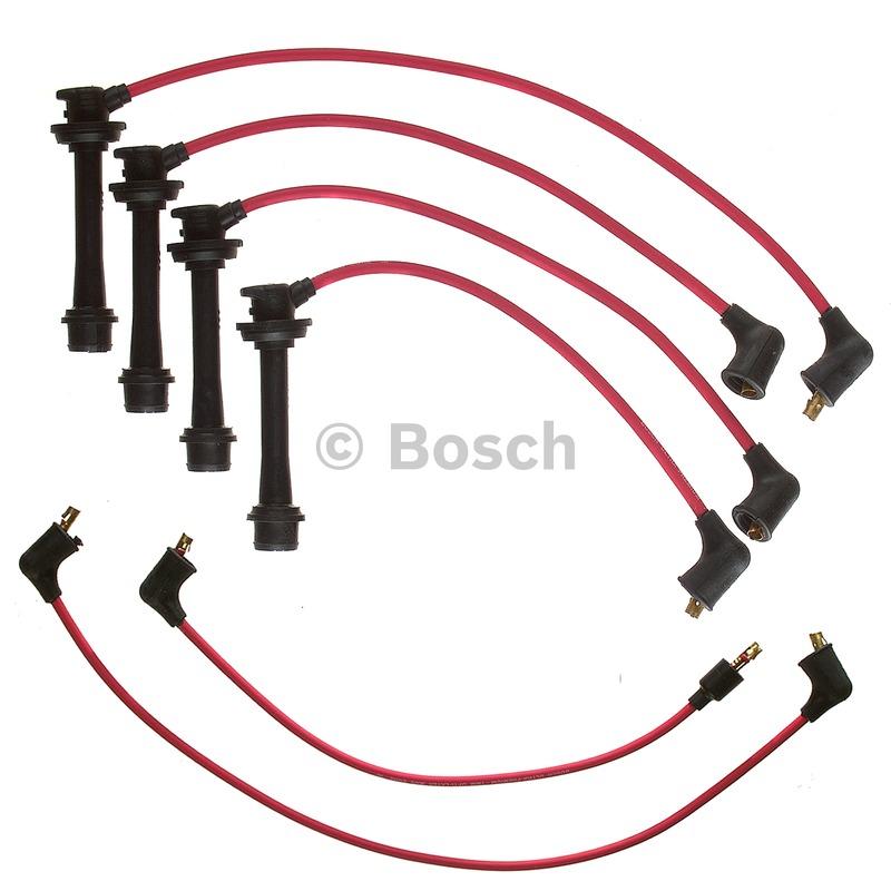 1987 Toyota Corolla Spark Plug Wire Set Bosch 09100 image 1 of 1