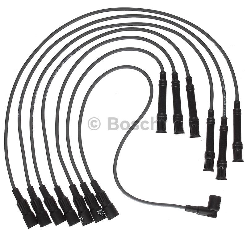 1987 BMW 528e Spark Plug Wire Set Bosch 09144 image 1 of 1