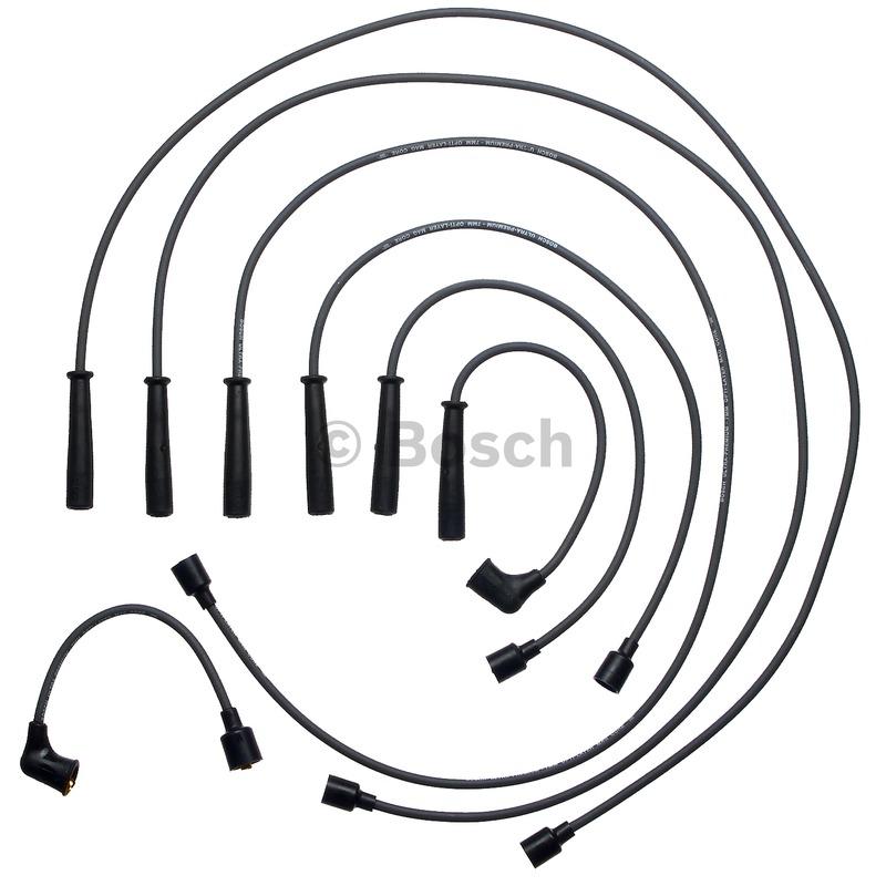 1989 Subaru XT Spark Plug Wire Set Bosch 09177 image 1 of 1