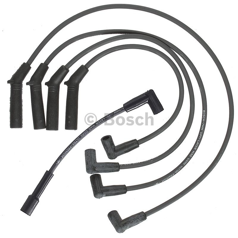 1987 Pontiac Sunburst Spark Plug Wire Set Bosch 09182 image 1 of 1