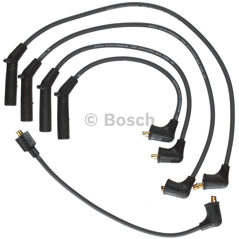 1993 Hyundai Scoupe Spark Plug Wire Set Bosch 09329 image 1 of 1
