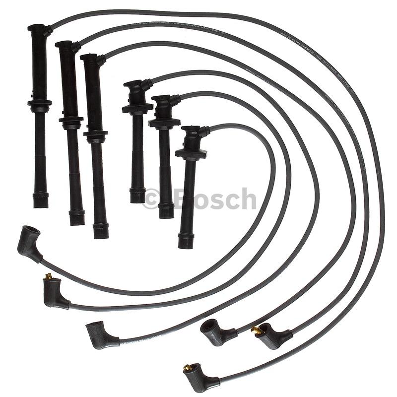 1992 Mazda MX-3 Spark Plug Wire Set Bosch 09344 image 1 of 1